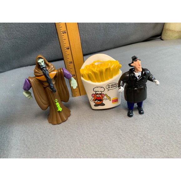 Vintage 1998 Hasbro Mr Potato Head Gadget Burger King Toys Set of 3 - Picture 6 of 7